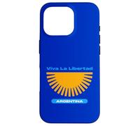 Viva La Libertad Argentina (Grafica solare) Custodia per iPhone 16 Pro