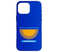 Viva La Libertad Argentina (Grafica solare) Custodia per iPhone 16 Pro Max