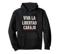 Viva la Libertad carajo - Javier Milei La Libertad avanza Felpa con Cappuccio