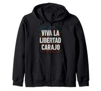 Viva la Libertad carajo - Javier Milei La Libertad avanza Felpa con Cappuccio