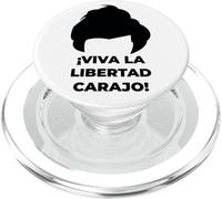 Viva La Libertad Carajo! - Javier Milei - Peluca Milei PopSockets PopGrip per MagSafe