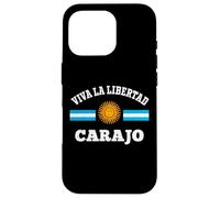 Viva La Libertad Carajo Javier Milei Presidente De Argentina Custodia per iPhone 16 Pro