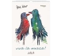 Viva la Musica! 2023: Wandkalender mit Motiven von Jens Wolf