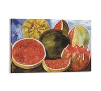 Viva La Vida, Watermelons (1954) Poster di Magdalena Carmen Frida Kahlo Y Calderón dipinto su tela da parete poster stampa artistica da parete poster decorazione casa poster 40 x 60 cm