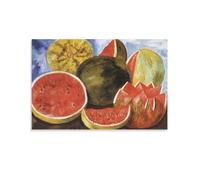 Viva La Vida, Watermelons (1954) Poster di Magdalena Carmen Frida Kahlo Y Calderón Poster su tela da parete per soggiorno poster dipinto 30 x 45 cm