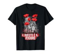 Viva l'italia antifascista e Questo è Il Fiore Maglietta