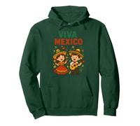 Viva Messico Felpa con Cappuccio
