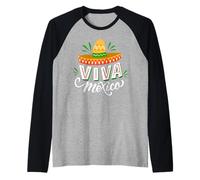 Viva Messico Maglia con Maniche Raglan