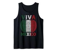 Viva Mexico Aztec Calendario Mexicano Chicano Azteca Marrone Canotta