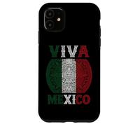 Viva Mexico Aztec Calendario Mexicano Chicano Azteca Marrone Custodia per iPhone 11