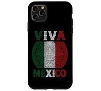Viva Mexico Aztec Calendario Mexicano Chicano Azteca Marrone Custodia per iPhone 11 Pro Max