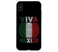 Viva Mexico Aztec Calendario Mexicano Chicano Azteca Marrone Custodia per iPhone XS Max