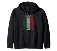 Viva Mexico Aztec Calendario Mexicano Chicano Azteca Marrone Felpa con Cappuccio