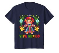 Viva Mexico - Camicia da bambina messicana messicana Maglietta