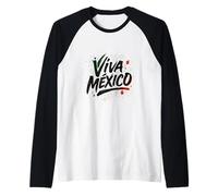 Viva México Cinco de Mayo Festa Indipendenza Maglia con Maniche Raglan