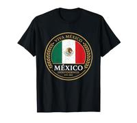 Viva Mexico Independencia EST 1821 Bandiera Crest Maglietta