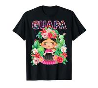 Viva Mexico Mexican Girl Flag Independence Day Girls Kids Maglietta