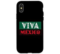Viva Mexico Pride Proud Mexican Flag I Love Mexico Vintage Custodia per iPhone X/XS