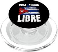 Viva Mi Cuba Libre La Habana Campidoglio e bandiera cubana PopSockets PopGrip per MagSafe