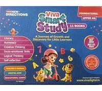 Viva New Directions Smart Study Upper KG Kit di apprendimento 11 libri con manuale dell'insegnante, aiuti digitali e carte educative, NEP 2020 allineato