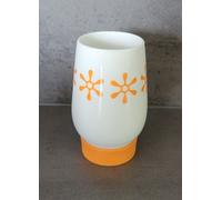 VIVA TREND Porcellana Bianco-Arancio Zahnputzbecher. da Collocare O Montaggio