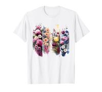 Vivace Acquerello Floreale Bloom Bouquet Art Maglietta