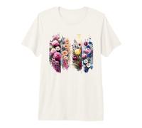 Vivace Acquerello Floreale Bloom Bouquet Art Maglietta Premium