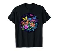 Vivace Farfalla Garden Floral Fantasy Maglietta