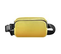 Vivace Marsupio alla moda arancione giallo per uomo donna multiuso Croose Body Purse con cinturino regolabile per allenamento, corsa, escursionismo, giallo arancio vivace, 1 size