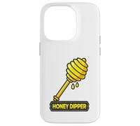 Vivace miele Dipper gocciolante design Custodia per iPhone 14 Pro