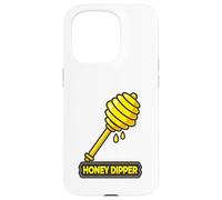 Vivace miele Dipper gocciolante design Custodia per iPhone 15 Pro