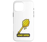Vivace miele Dipper gocciolante design Custodia per iPhone 16 Pro Max