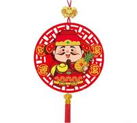 Vivace ornamento Dio della Fortuna per creare un'atmosfera festiva durante il capodanno cinese (rastrellando in denaro)