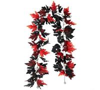 Vivace pianta rampicante nera da appendere con foglie d'acero per aggiungere un tocco di mistero alle tue decorazioni (B)