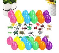Vivaci conchiglie di Natale - Set di apprendimento creativo da 24 pezzi, giocattoli per bambini per la igure di animali in miniatura | Sviluppo sociale per bambini bambini attività prescolare
