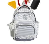 Vivacious Star & Wing Print: The Star Backpack showcases a unique wings and