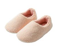 VIVACRAFT Pantofole Invernali in Cotone Donne per Le La Camera da Letto Scarpe Comune Chiuso Scheder Indietto Slaggi Schizzi Scrizioni Perso Interno