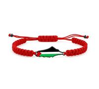 Vivaday Braccialetto unico con la bandiera palestinese Gioielli per l'unità palestinese | Braccialetti per la libertà e la cultura palestinese | Braccialetto dell'amicizia palestinese YA5882