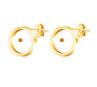 Vivaday Orecchini motivazionali religiosi geometrici cristiani con semi di senape | Scrittura Matteo 17:20 La fede può spostare le montagne gioielli religiosi in acciaio inossidabile | Simboleggia