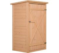 VivaGarden Armadietto da Esterno / Balcone in Legno 1 Anta 75x56x115 cm Legno