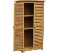 VivaGarden Armadio da Esterno / Balcone in Legno 87x46,5x160 cm Legno