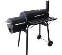 VivaGarden Barbecue a Carbonella Con Affumicatore Kentucky Acciaio Nero