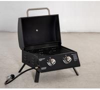 VivaGarden Barbecue a Gas Pieghevole 55x46.5x41cm Nero 104V93BK846