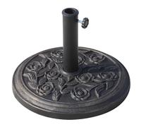 VivaGarden Base per Ombrellone 9Kg in Resina Ø45.5 x 31.5cm Nero