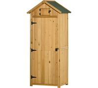 VivaGarden Capanno Attrezzi 1 anta Legno 77x54.2x179 cm Giallo