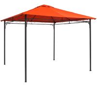 VivaGarden Copertura Gazebo 3x3 Top Poliestere Impermeabile Arancione