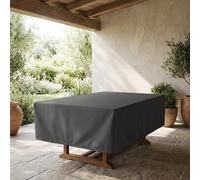 VivaGarden Copertura Tavolo da Giardino Rotondo Tessuto 120x60 cm Antracite