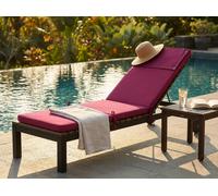 VivaGarden Cuscino Real Steamer Bordeaux Rettangolare 175x49x4 cm Idrorepellente e Sfoderabile - CU805789