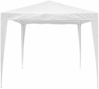 VivaGarden Gazebo da Giardino 3x2 mt Acciaio/Tessuto Bianco
