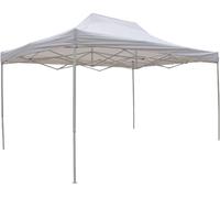 VivaGarden Gazebo Giardino 3x4,5 mt Pieghevole Alluminio Bianco Party